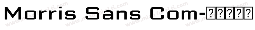 Morris Sans Com字体转换